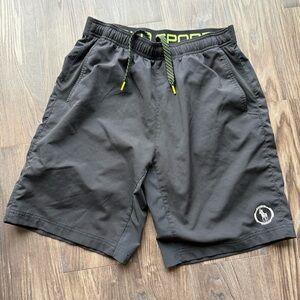 Ralph Lauren Black and Green Polo Sport Shorts Size M Medium